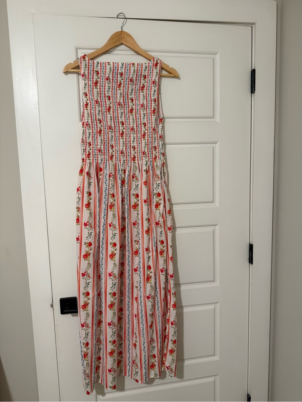Hill House Cosmina Nap Dress - Pomegranate Stripe - Picture 2 of 3